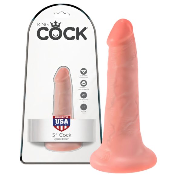 King Cock 5 dildo (13 cm) - natūralus
