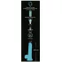 You2Toys Glow in the Dark - šviečiantis dildo su siurbtuku - mėlynas