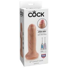 King Cock - realistiškas dildo - 15 cm - kūno spalvos