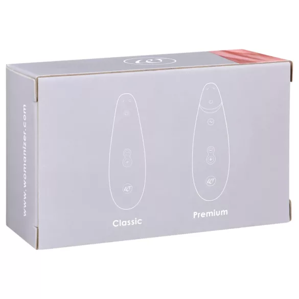 Womanizer Premium S - papildomų antgalių rinkinys - raudona (3 vnt.)