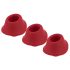 Womanizer Premium M - papildomas siurbiamojo dangtelio rinkinys - raudonas (3 vnt.)