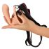 You2Toys - Strap-on - prisegamas, tuščiaviduris dildo (didelis) - natūralus