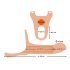 You2Toys - Strap-on - prisegamas, tuščiaviduris dildo (didelis) - natūralus