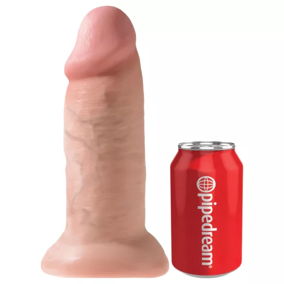 King Cock - dildo - realistiškas - kūno spalvos 25 cm