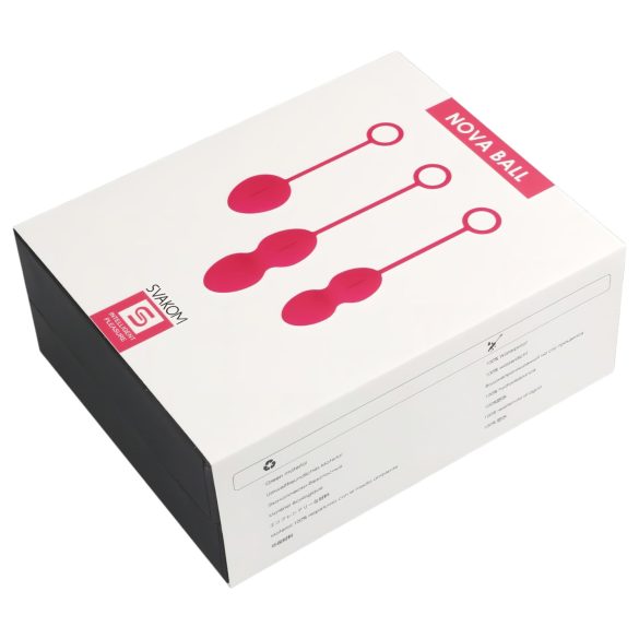 Svakom Nova - geišos kamuoliukų rinkinys - 3 dalių - raudonas