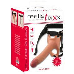   Realistixxx Strap-on - prisegamas tuščiaviduris dildo (natūralus)