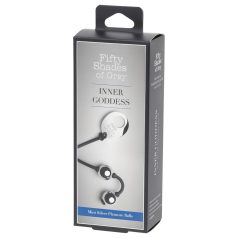   Fifty Shades of Grey - mini geiša kamuoliukai - metaliniai - sidabrinė