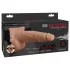 Fetish Strap-On - dirželis su dildo - purškiantis efektas - kūno spalvos