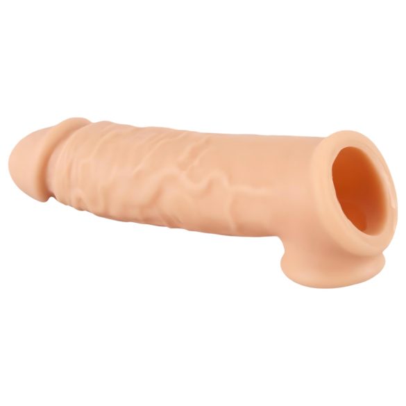 Realistixxx - penio mova su sėklidžių žiedu - 16 cm natūrali