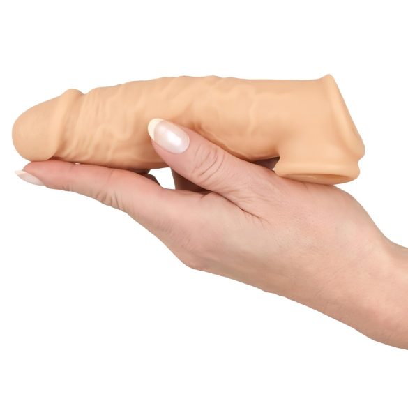 Realistixxx - penio mova su sėklidžių žiedu - 16 cm natūrali