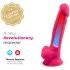 Silexd 7 - prilimpantis, su kapšeliu dildo - 17,5 cm (rožinis)