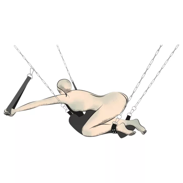 You2Toys - sekso sūpynės - juoda