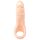 Realistixxx Double F - tikroviškas dildo su penio žiedu (natūrali spalva)