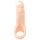 Realistixxx - dvigubas realistiškas dildo su penio žiedu - kūno spalvos