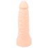 Realistixxx Double F - tikroviškas dildo su penio žiedu (natūrali spalva)