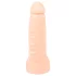 Realistixxx - dvigubas realistiškas dildo su penio žiedu - kūno spalvos