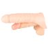 Realistixxx Double F - tikroviškas dildo su penio žiedu (natūrali spalva)
