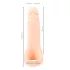 Realistixxx - dvigubas realistiškas dildo su penio žiedu - kūno spalvos