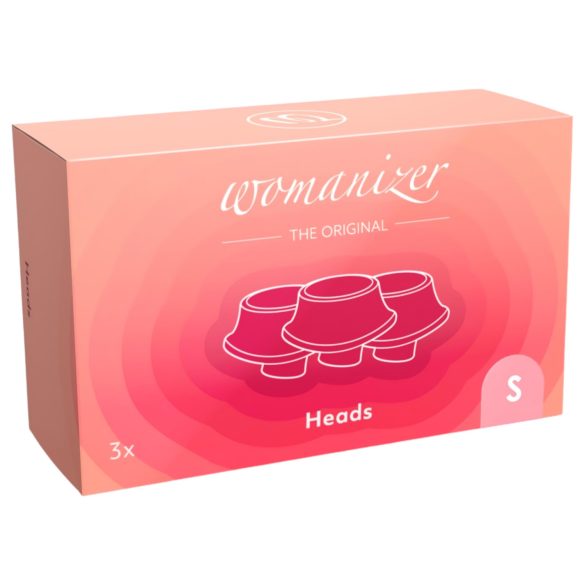 Womanizer Premium Eco - papildomų antgalių rinkinys - rožiniai - 3 vnt - L