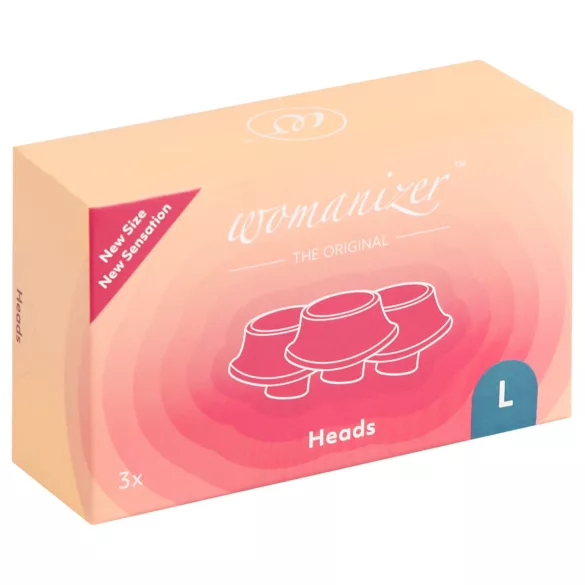 Womanizer L - papildomos siurbimo galvutės rinkinys - mėlyna (3 vnt) - didelis