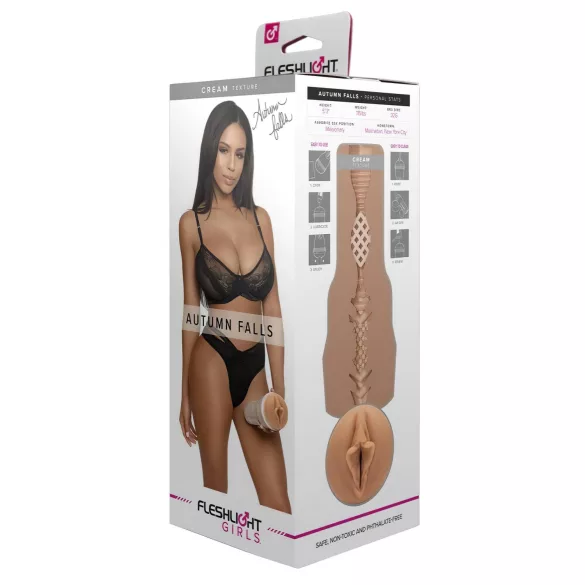 Fleshlight - masturbatorius - realistiška makštis - kūno spalvos