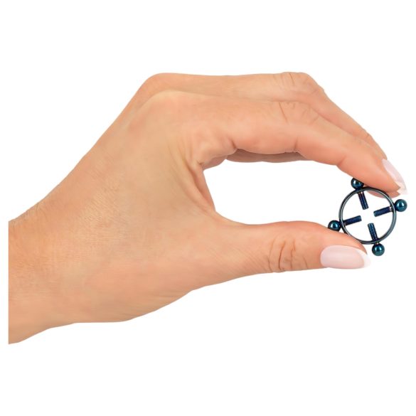 Bad Kitty - spenelio papuošalas su sriegiu - mėlynas