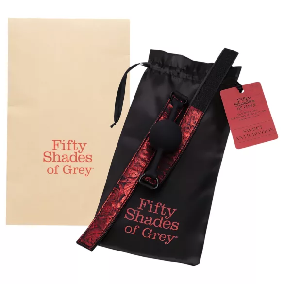 Fifty Shades of Grey - burnos antrankis - juoda/raudona