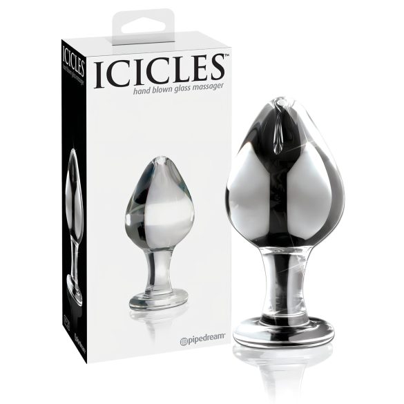 Icicles No. 25 - analinis kaištis - kūginis - stiklinis - permatomas