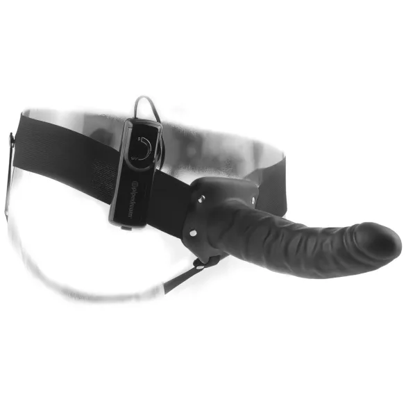 Fetish Strap-On 8 - tuščiaviduris prisegamas vibratorius - juodas