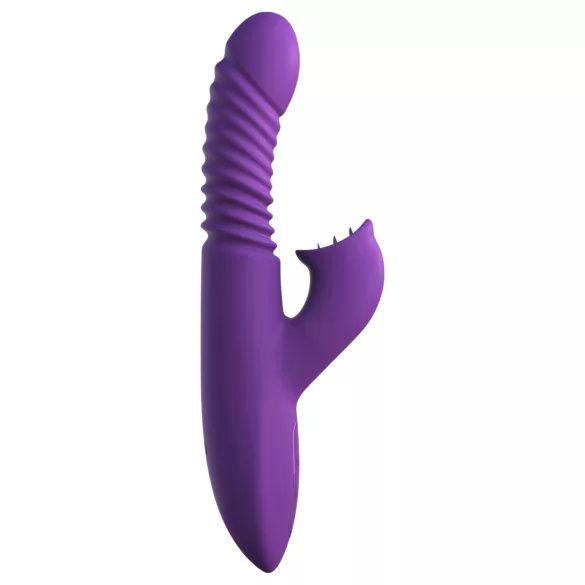 Fantasy For Her - 3 az 1‑yje stūmoklinis vibratorius su šildymo funkcija (violetinis)