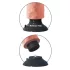 King Cock 9 - dildo su vibracija - lankstus prisisiurbiantis - kūno spalvos 26cm