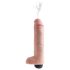 King Cock 10 - tikroviškas purškiantis dildo (25 cm) - natūralus