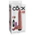 King Cock 11 - realistiškas purškiantis dildo (28cm) - natūralus