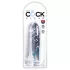 King Cock Clear 6 - dildo su siurbtuku (17,8 cm)