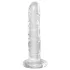 King Cock Clear 6 - dildo su siurbtuku (17,8 cm)