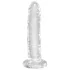 King Cock Clear 6 - dildo su siurbtuku (17,8 cm)