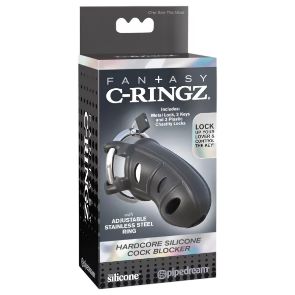 C-Ringz - silikoninis penio narvas - juodas