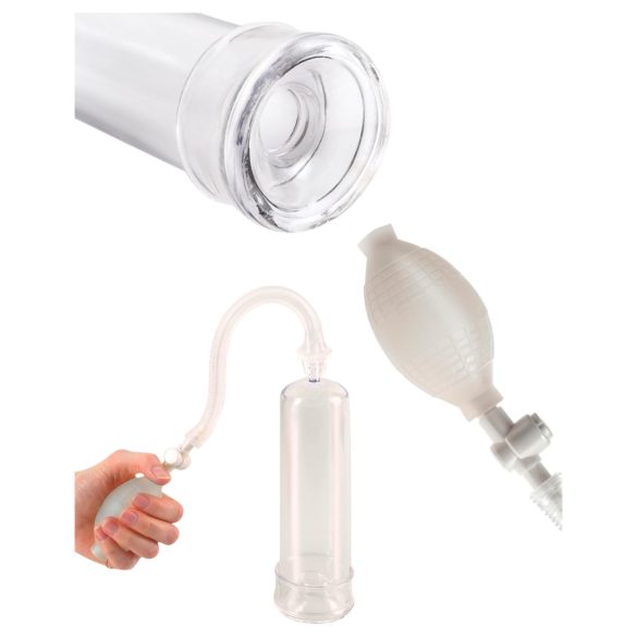 Pump Worx - penio pompa - skaidri - pradedantiesiems