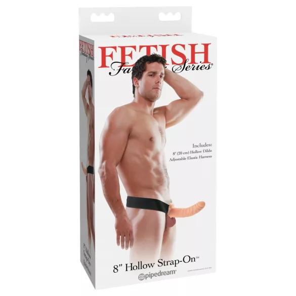 Fetish Fantasy - dirželis su ertmės dildo - natūralios spalvos
