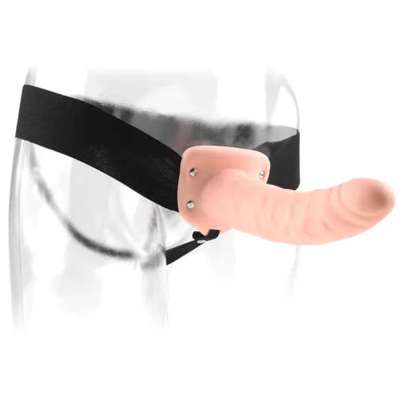 Fetish Fantasy - dirželis su ertmės dildo - natūralios spalvos