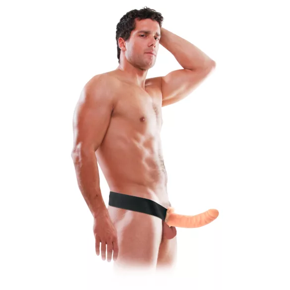 Fetish Fantasy - dirželis su ertmės dildo - natūralios spalvos