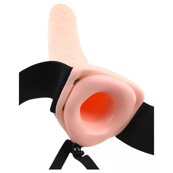 Fetish Fantasy - dirželis su ertmės dildo - natūralios spalvos