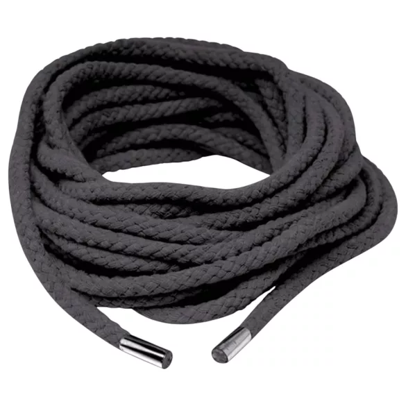 Fetish Silk Rope - shibari vergavimo virvė - 10 m - juoda