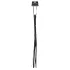 Fetish Fantasy Deluxe - botagėlis su 9 juostelėmis - juodas 65 cm