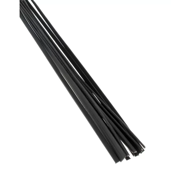 Fetish Fantasy Deluxe - botagėlis su 9 juostelėmis - juodas 65 cm