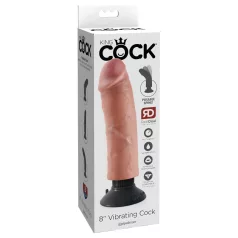 King Cock - realistiškas lankstus vibratorius - 25 cm