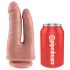 King Cock Double Penetrator - natūralus dvigubas dildo