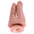 King Cock Double Penetrator - natūralus dvigubas dildo