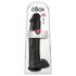 King Cock 15 - siurbtukas dildo su sėklidėmis (38 cm) - juodas