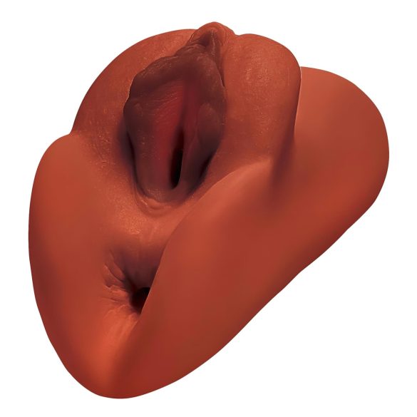 PDX - masturbatorius vyrams - dvipusis, realistiškas - rudas